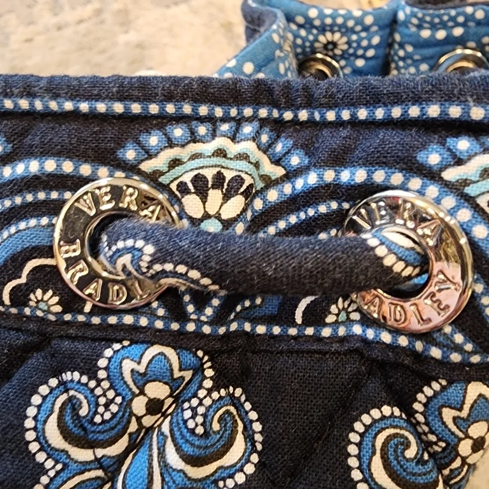 Vera‎ Bradley Blue Backsack backpack. 15